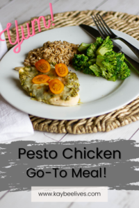 pin for Pesto Chicken recipe