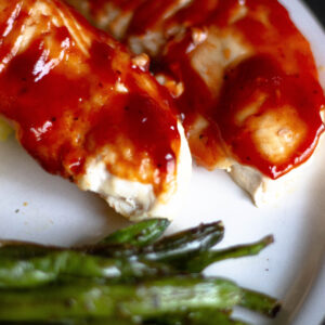 Picture of BBQ chicken and asparagus Go-To Meal BBQ Chicken