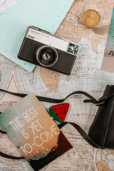 Map and cameras with quote, the best is yet to come.