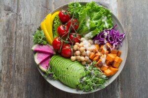 bowl of fresh food