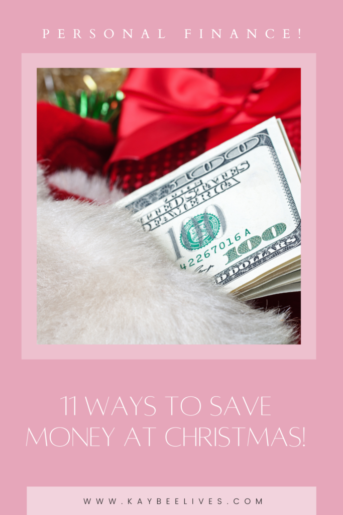 Pin 11 ways to save money at christmas time