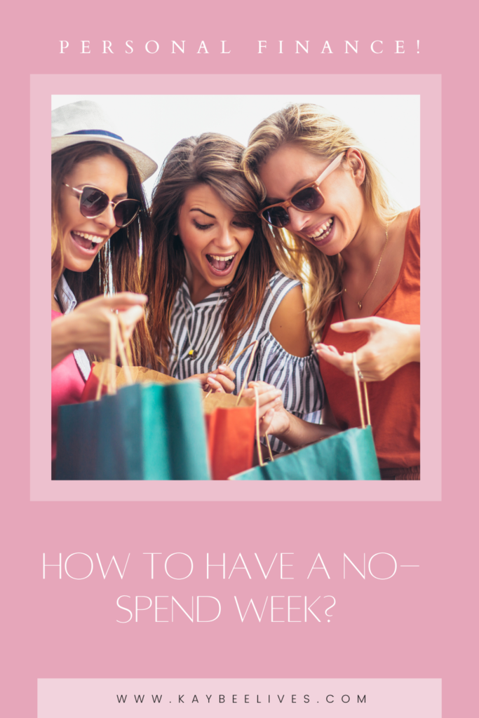 Pin- No-Spend Week
