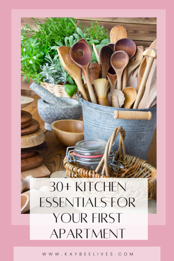 Pin- First Apartment Kitchen Essentials
