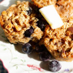 butter and berries on Single Serving Baked Oatmeal
