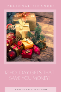 Pin- Gifts that save money