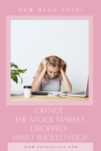 Pin- The Stock Market Dropped