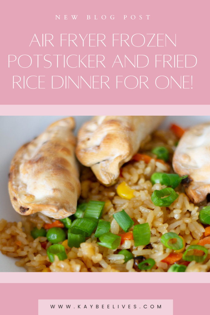 Fried Rice and Frozen Potsticker Dinner!