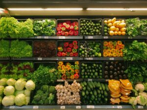 produce section of grocery store frugal food hacks
