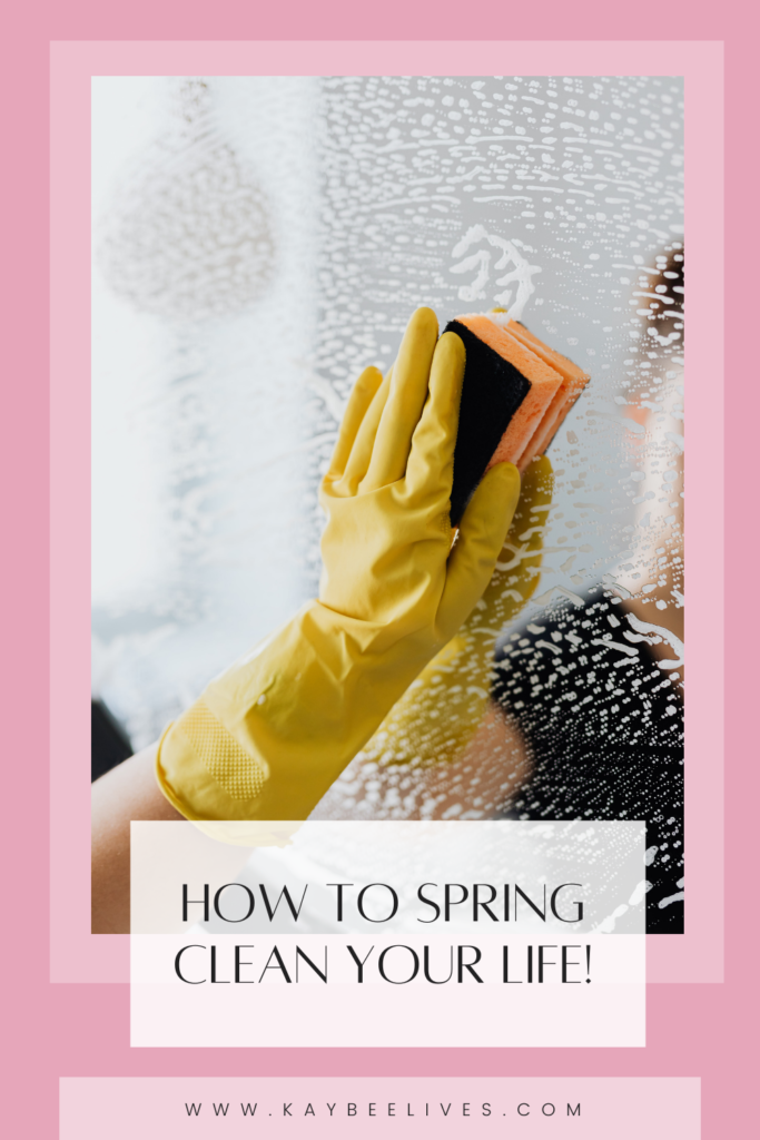 Pin- Spring Cleaning your life