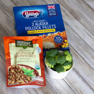ingredients for air fryer fish filet dinner for two