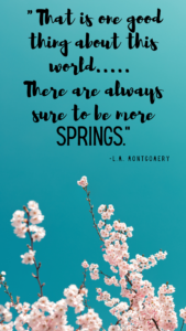 Spring Motivational quote