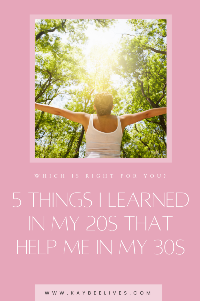 Pin 5 things I learned in my 20s