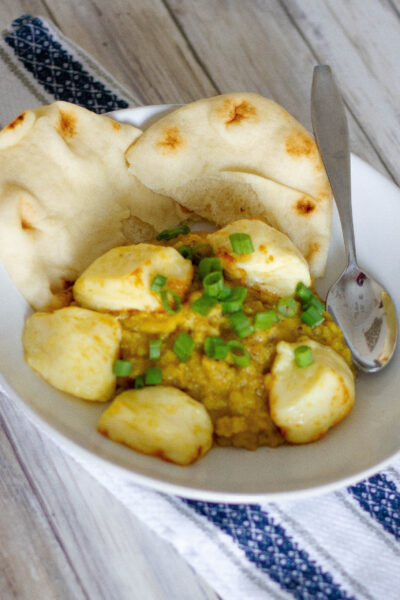 Air Fryer Halloumi and Dahl Dinner for Two!