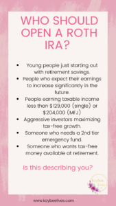 Who should open a Roth IRA Pin
